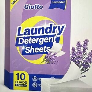 OTTO Lavender Laundry Detergent Sheets - Purple and White